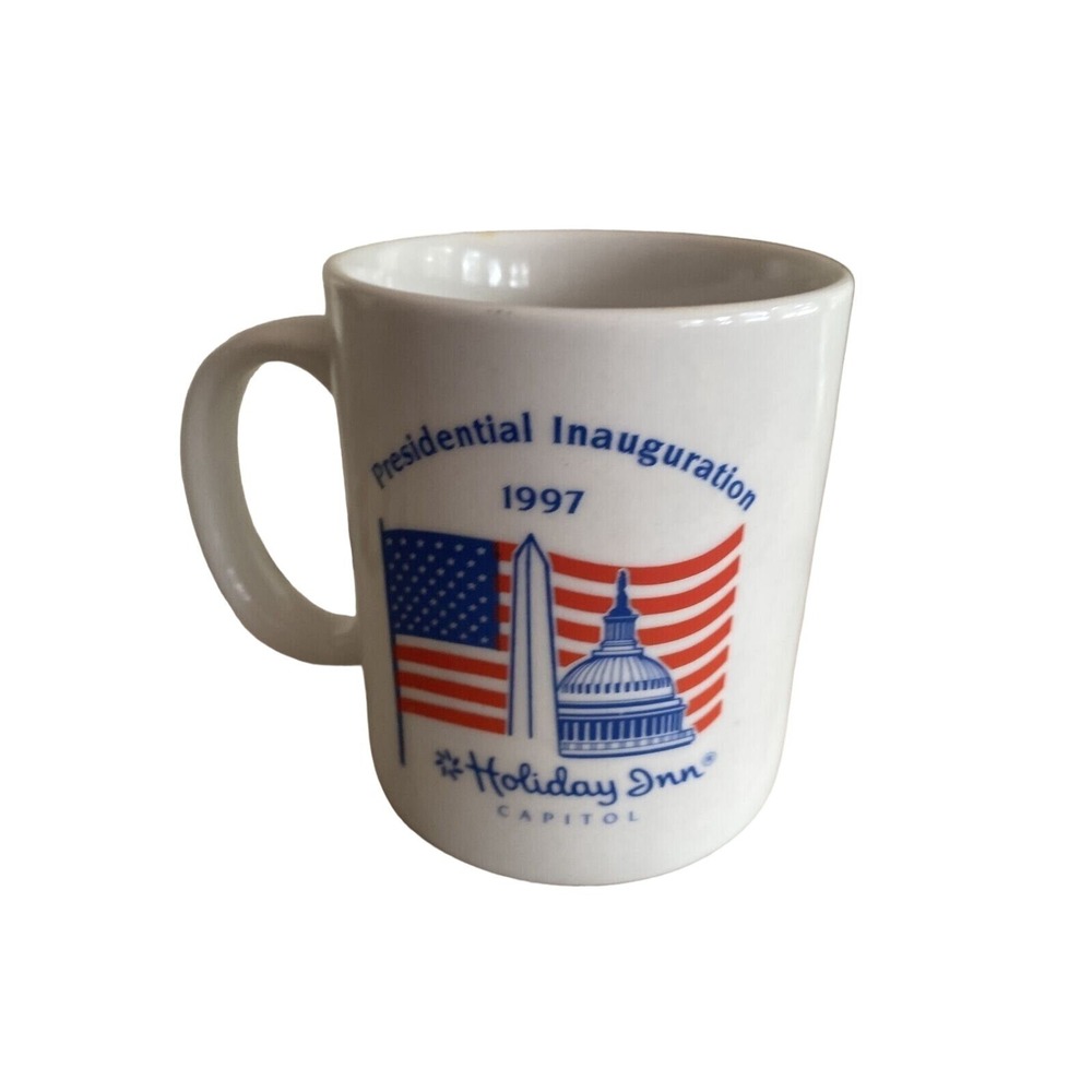 Linyi Coffee Mug White 1997 Presidential Inauguration Holiday Inn Capitol